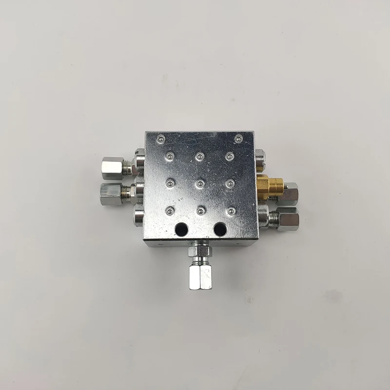 موزع الشحوم JPQ-M 2/3/4/5/6 WAY الشركة المصنعة لموزع تزييت المعادن من الصين #4