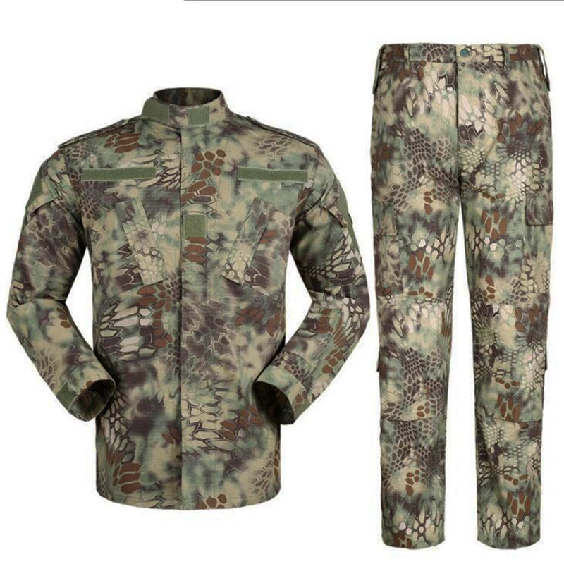 Tactical BDU Uniform Kryptek Mandrake Camouflage Suit Airsoft Paintball Shirt Hunting Clothing