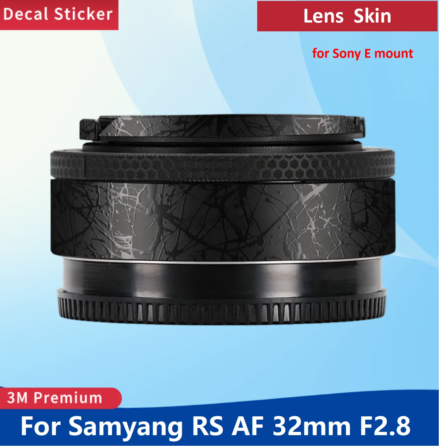 For Samyang RS AF 32mm F2.8 for Sony E mount Lens Sticker Protective Skin Decal Film Anti-Scratch Protector Coat
