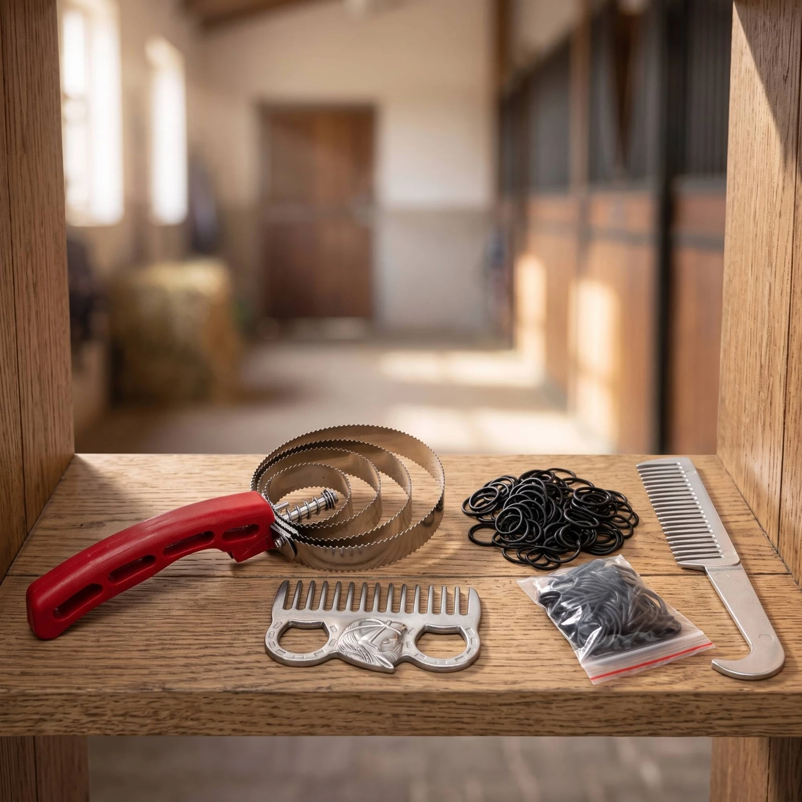5 Buah Perlengkapan Perawatan - Grooming Kit Horse ulasan dan harga