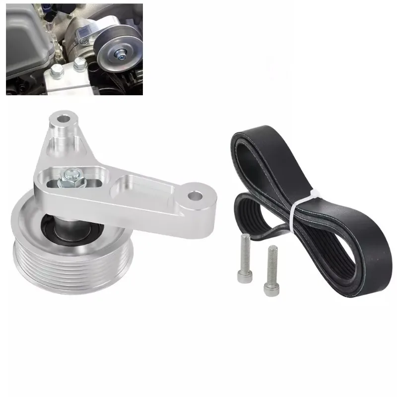 K Series Swap K20/K24 Adjustable EP3 Idler Pulley Belt Kit for Honda Civic & Integra & RSX view 4