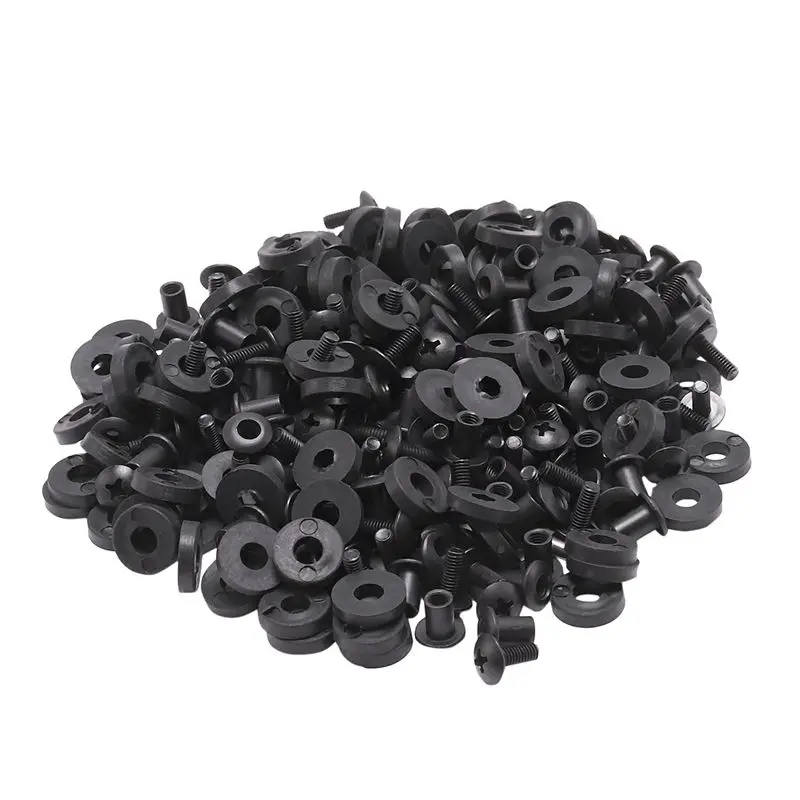 Most-500Pcs Tek Lok Screw Set Chicago Screw Comes With Washer For DIY Kydex Sheath Hand Tool Parts