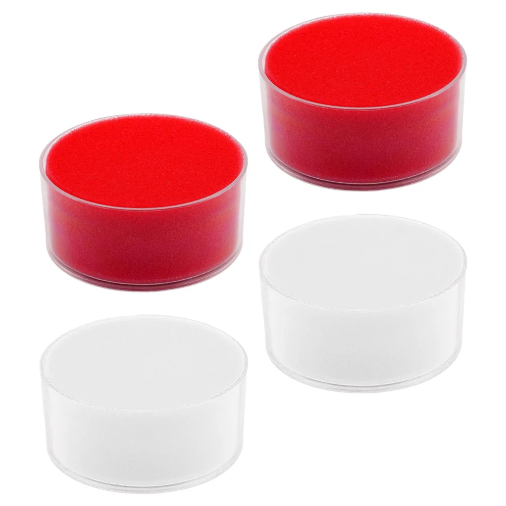 

4Pcs Finger Wetting Sponge Money Counting Tool Cashier Supplies Bank Office Use Moistener for Fingers Money Handling Sponge Tank