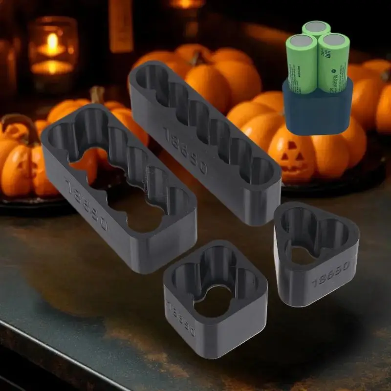 1/4개 18650 배터리 스폿 용접 지그 - 리튬 배터리 팩 조립용 정밀 정렬 장치, CNC 가공