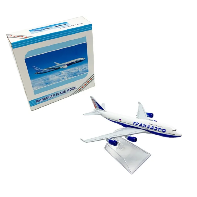 

Children's Aircraft Model Toys Alloy Aircraft 16cm Boeing 747 B747 Russia Airlines 1/400 Scale Collection Gifts Decoration