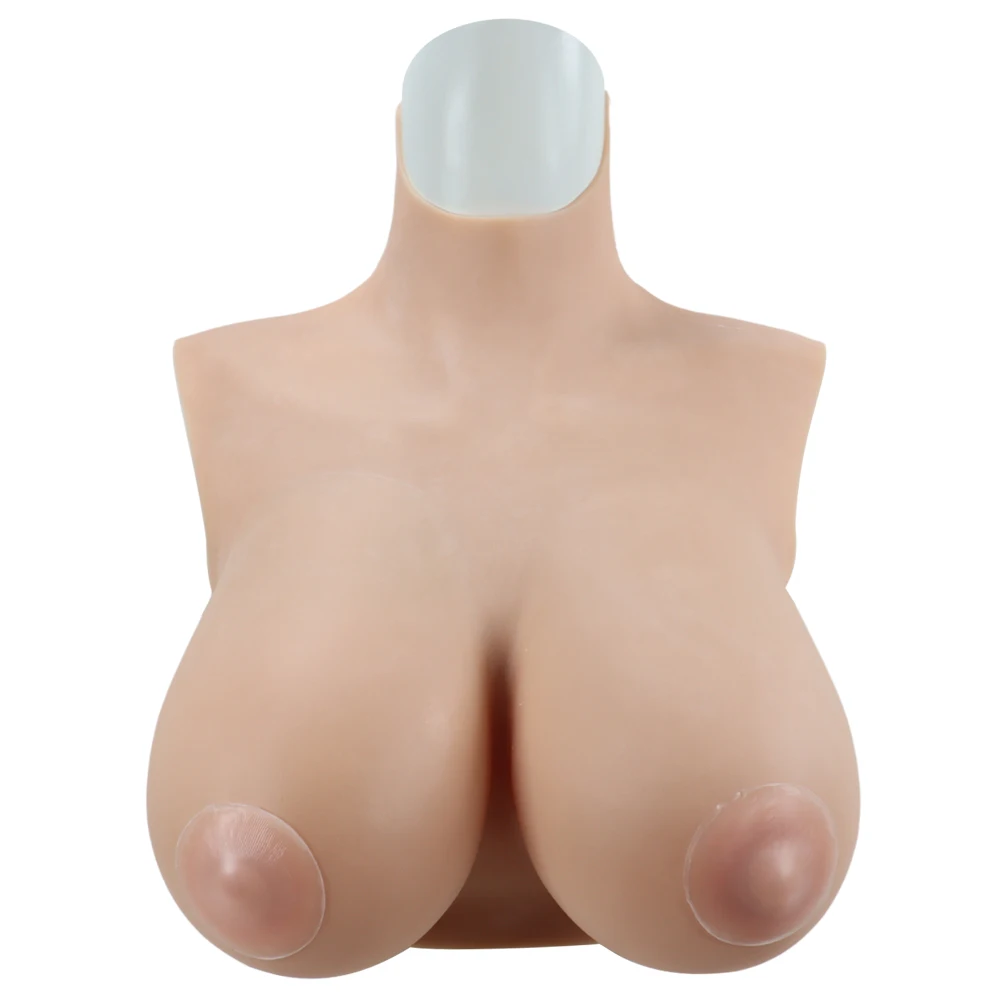 Realistic Silicone Tits Fake Breast Forms False Boobs DGH Cup for Crossdresser Shemale Transgenders Drag Queen Breastplate