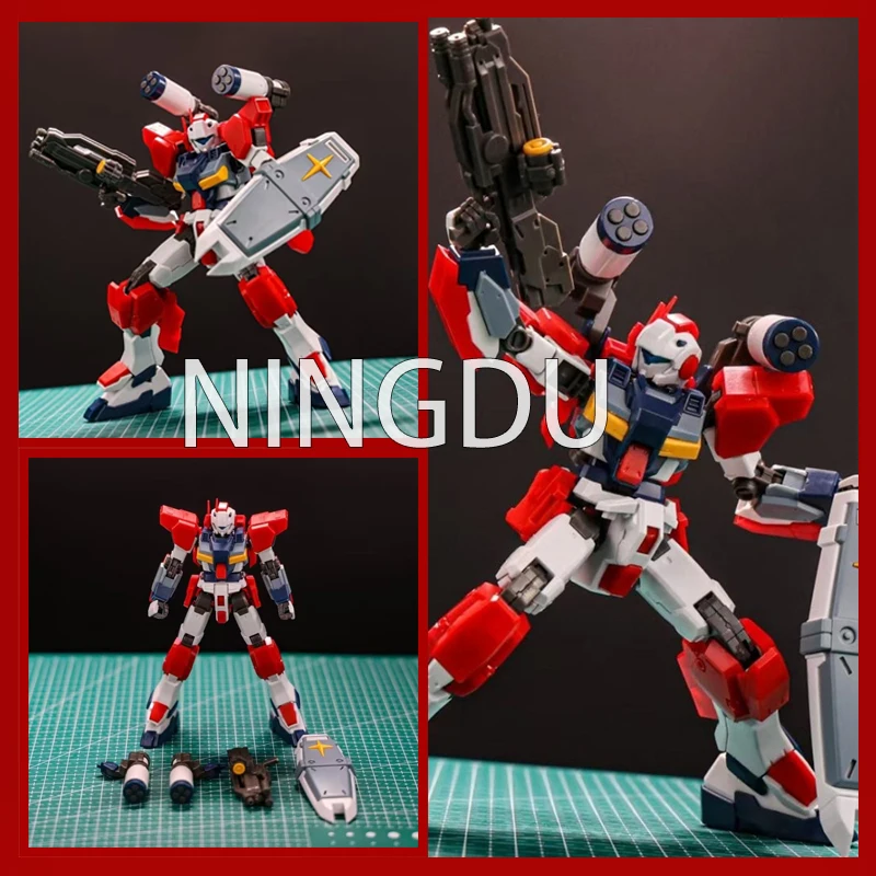 

IN STOCK NINGDU HG RX-81LA 1/144 Scale Assembly Model Kit Light Armor Action Figure Plastic Model Toy for Hobby Kids Gifts