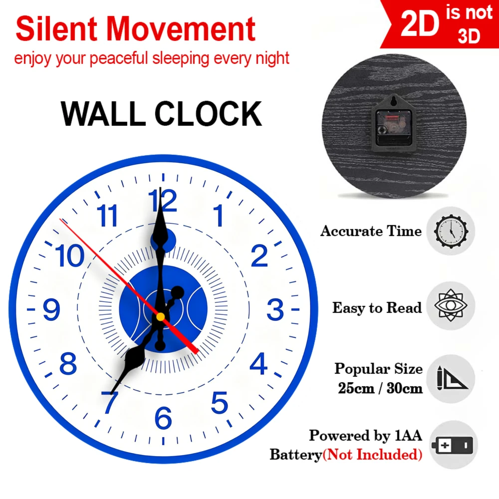 キュビズムアート壁掛け時計、静音クォーツ、2D 2セット針、 - Resin Art Wall Clock のレビューと価格