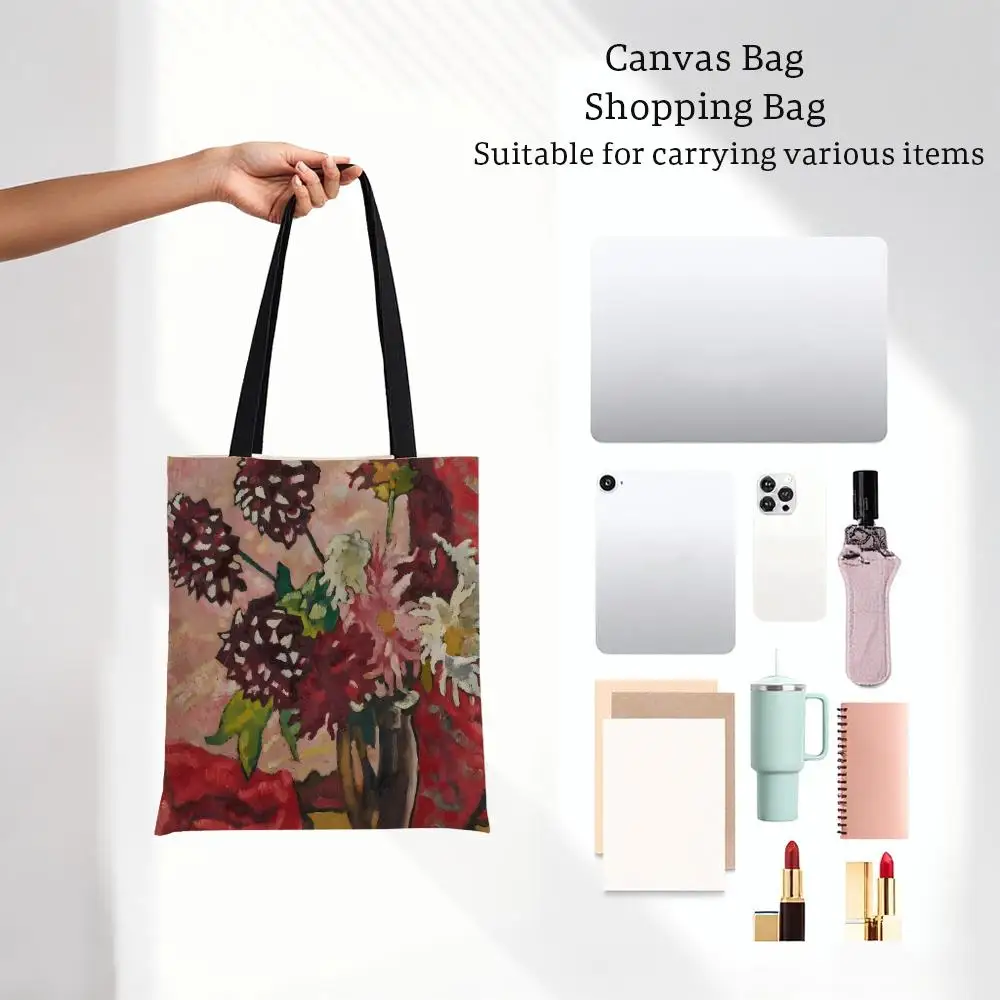 Luminous Expressive L-Louis Valtat Artist style Storage Bags Printed Series Shoulder Bag Portable Daily Lightweight Tote Bag