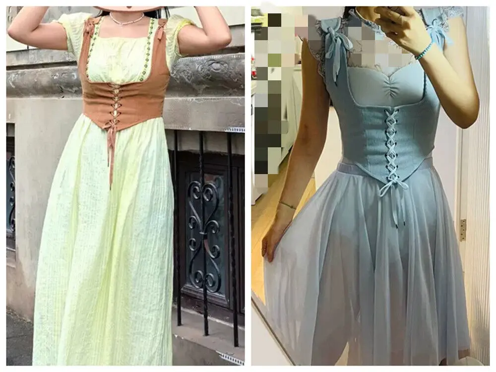 المرأة في العصور الوسطى صد سترة عصر النهضة الدانتيل يصل مشد القراصنة سروال قصير صدرية