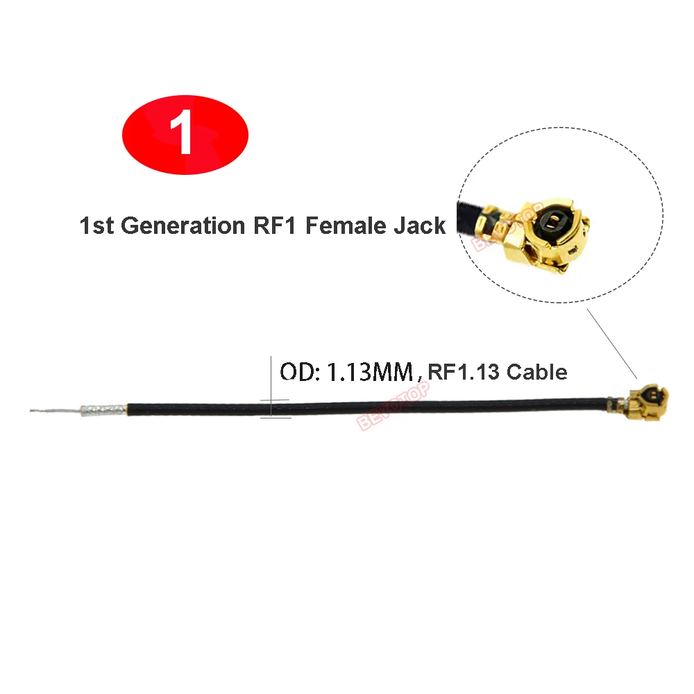 10Pcs 2.4G Antenne Ipex Kabel MHF4 IPEX4 / IPEX1 Ontvanger Antenne Xm Xm Plus R-XSR Rxsr Voor Rc multirotor Fpv Quadcopter