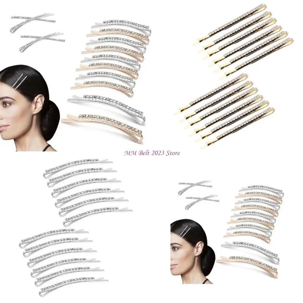 

49ME, 12 упаковок, украшение со стразами, заколка для волос, стильная заколка для волос в форме сердца, детская заколка для