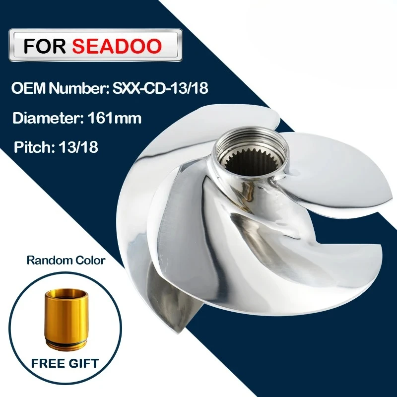 

For Seadoo Jet Ski Impeller Replaced Solas SXX-CD-13/18 RXP-X 300 RXT-X 300 GTX LIMITED 300 161mm 3 Blades