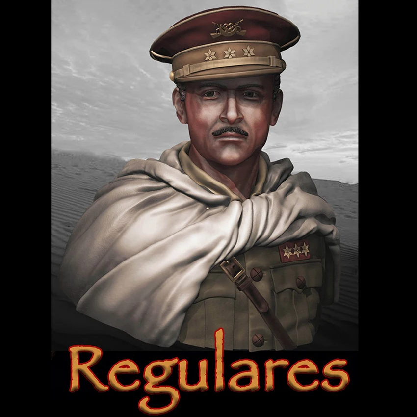 Unassambled 1/10 ancient MAN OFFICER soldier bust Resin figure miniature model kits Unpainted