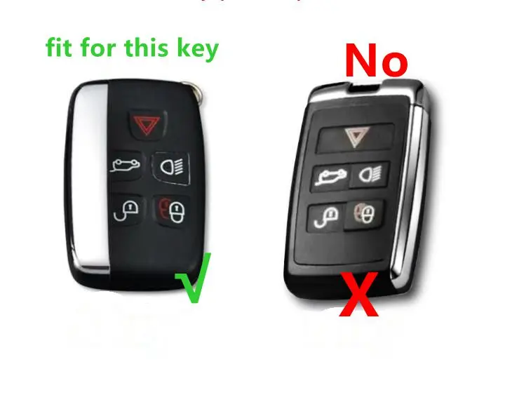 Car Zinc Alloy Leather Key Case Cover For Land Range Rover Sport Discovery Sport Evoque Freelander 2 For JAGUAR XE XF XJ F PACE - view 4