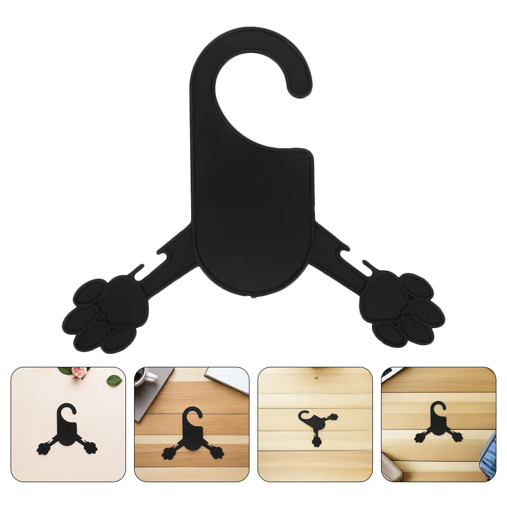 

30pcs Pet Clothes Hanger Rack Plastic Mini Dog Cat Clothing Organizer Space Saving Storage Rack For Small Animals Home Storage