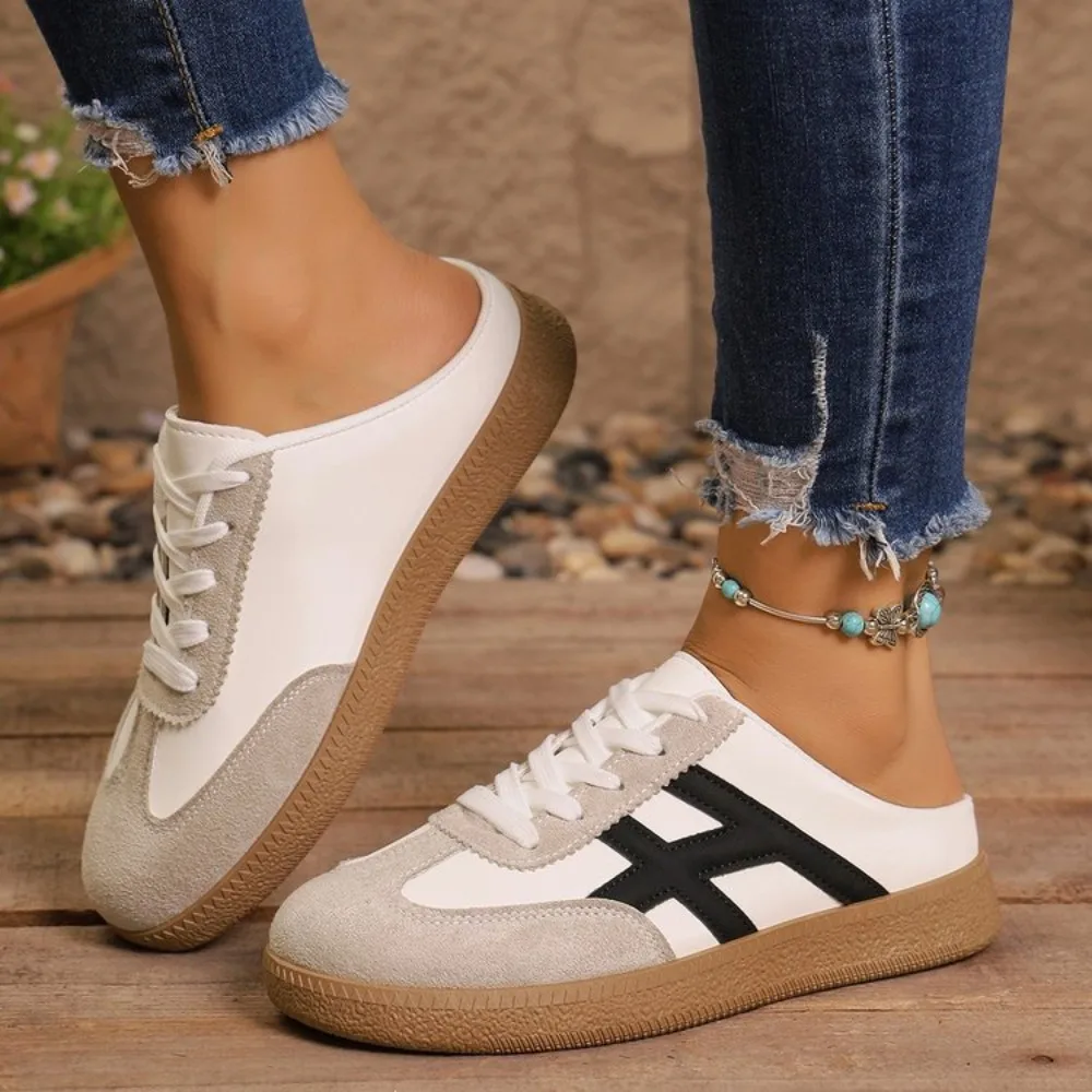 2026 NEW Women's Running Shoes Fashionable Retro Casual All-Match Flat Bottom Sports Sneakers Spring Summer Shoes