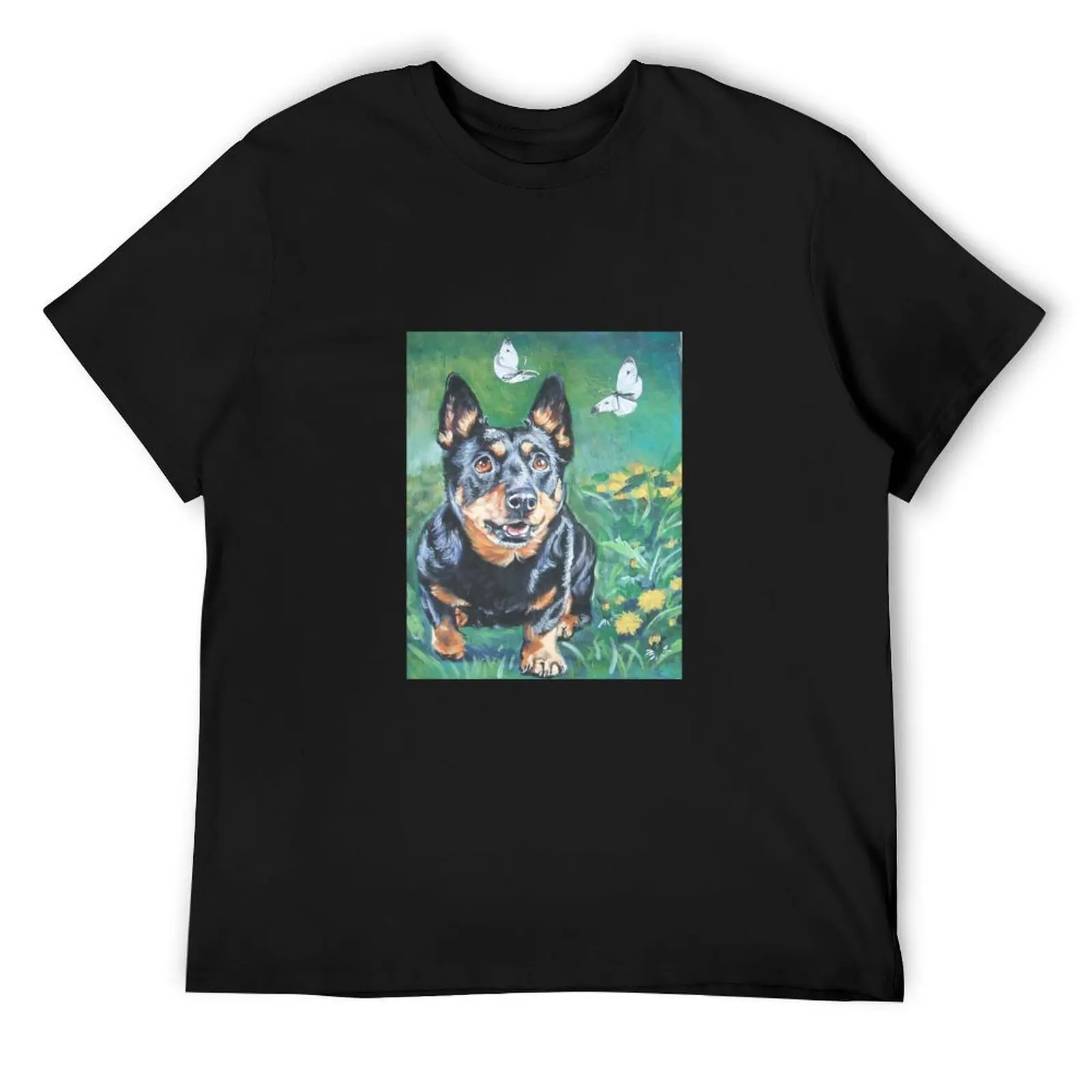 

Lancashire Heeler Fine Art Painting T-Shirt boys animal print anime tshirt affliction shirts blanks vintage t shirt men