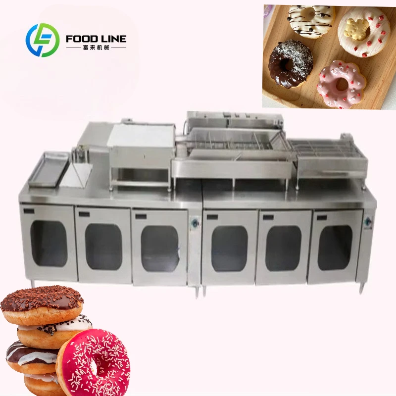 Customized 110/220V Commercial Doughnut Fryer Making Machine Automatic Mini Donut Maker Machine To Making Donut