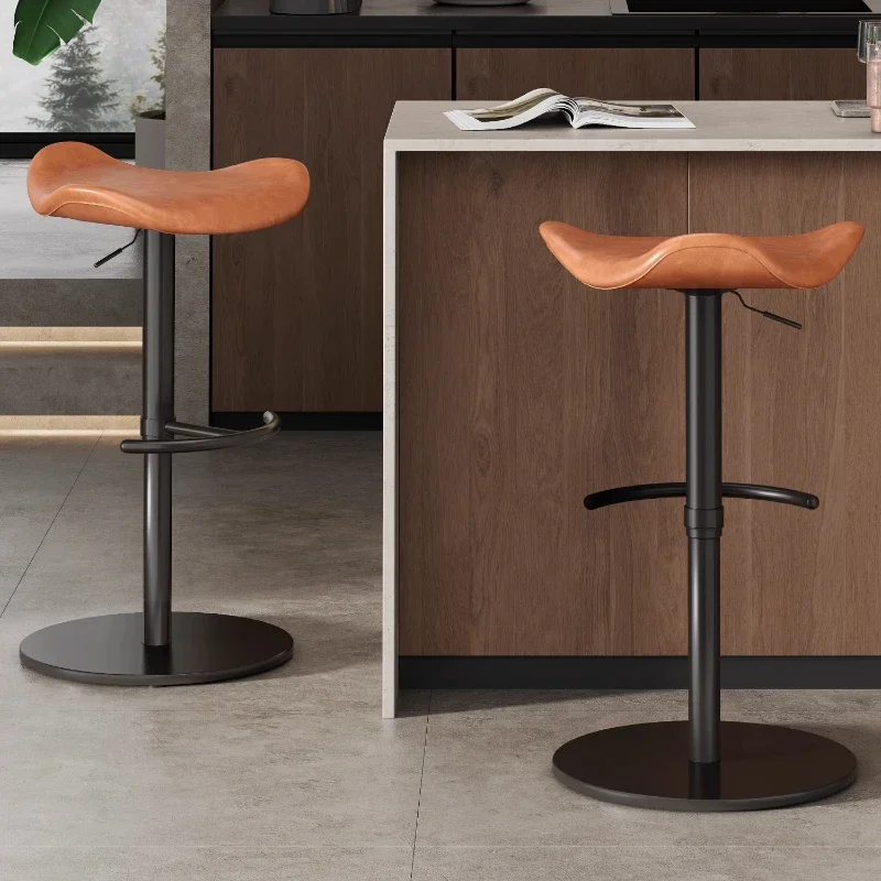 

Height Adjustable Bar Stools Luxury Comfortable Chaises Design Bar Stool Breakfast Metal Taburete Cocina Alto Bar Furniture