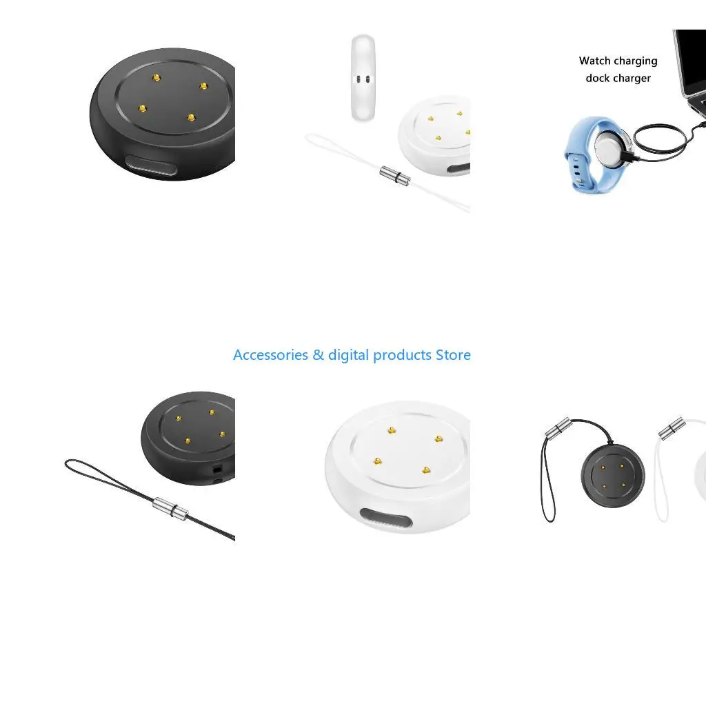 77JD Smartwatch Charging Dock Base Platform Stand for Watch 3/2 Rapid Power Delivery