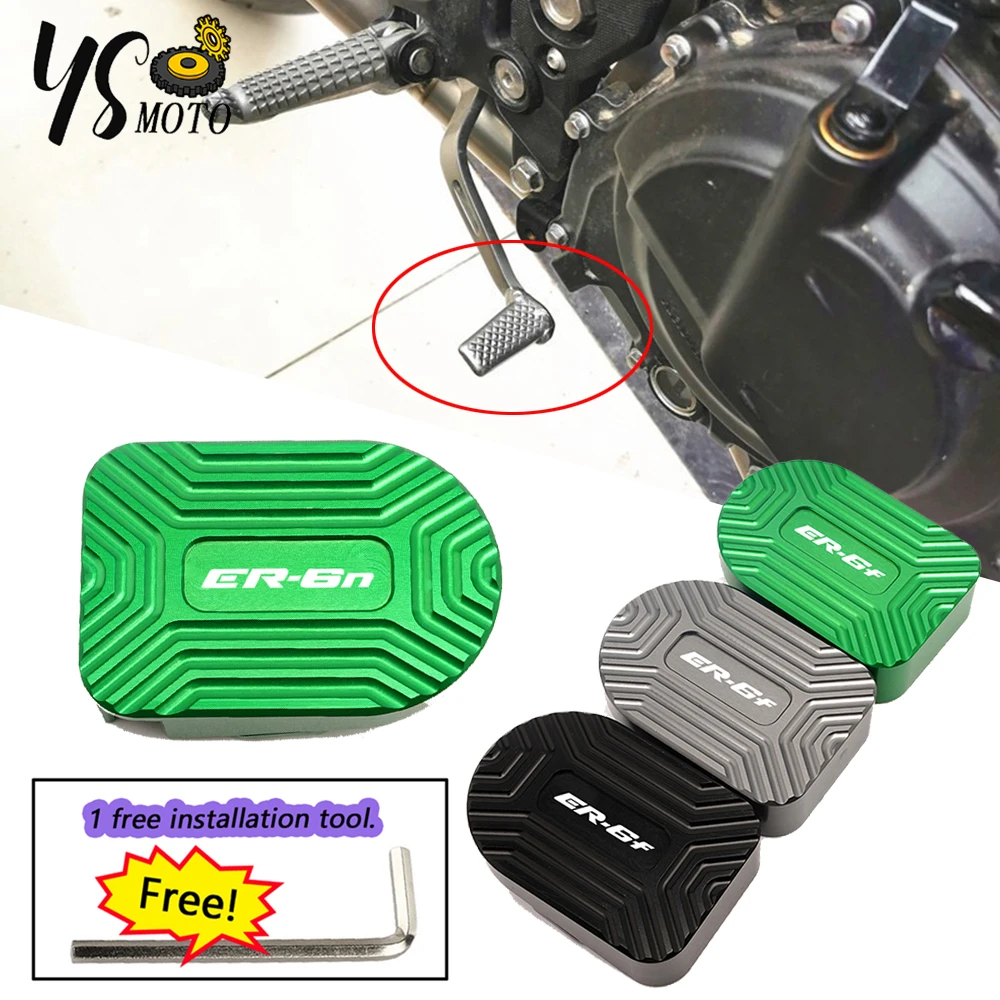 For Kawasaki ER-6F ER-6N er6f er6n ER6N/F Motorcycle CNC accessories rear foot enlarged pedal brake lever extension pedal