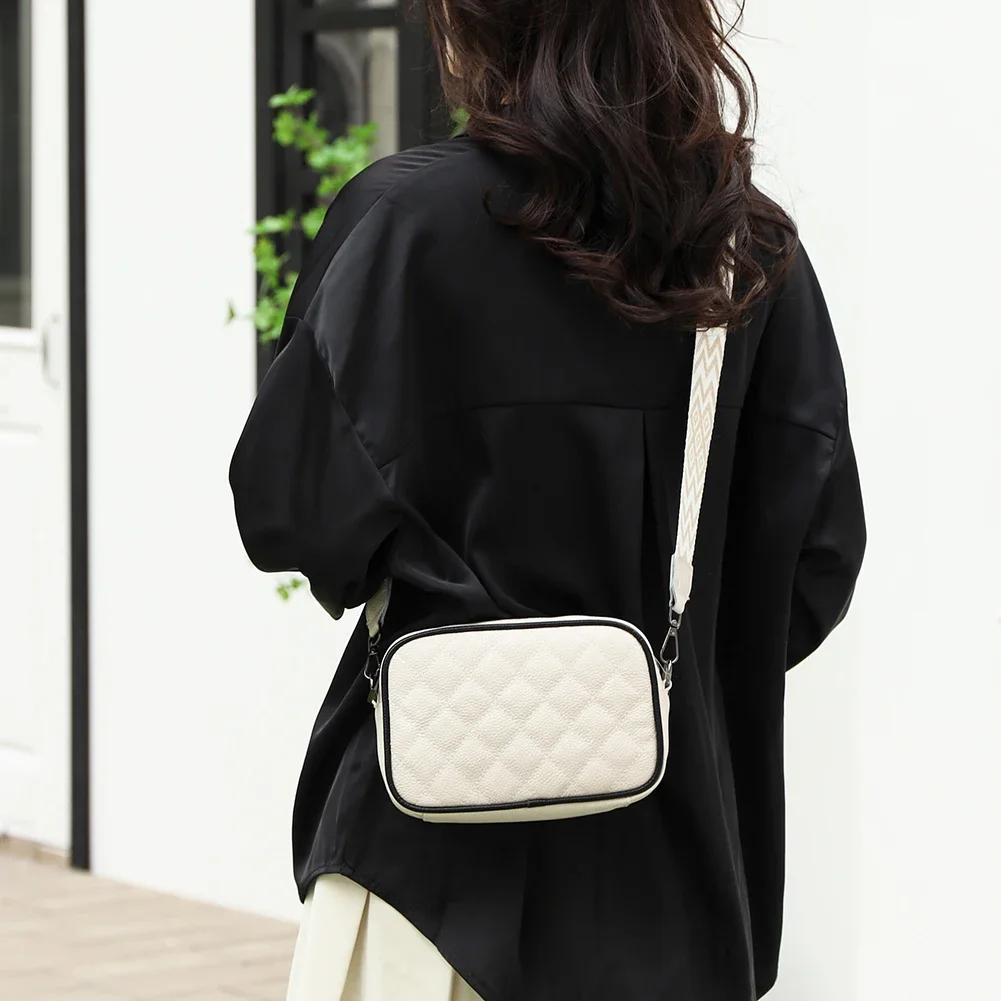 

Women Crossbody Bag Genuine Leather Vintage Shoulder Bag Casual Female Satchel