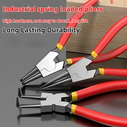 4PCS Circlip Pincers Set Snap Ring Pliers Retaining Crimping Pliers Spring Installation And Removal Hand Tool Alicates