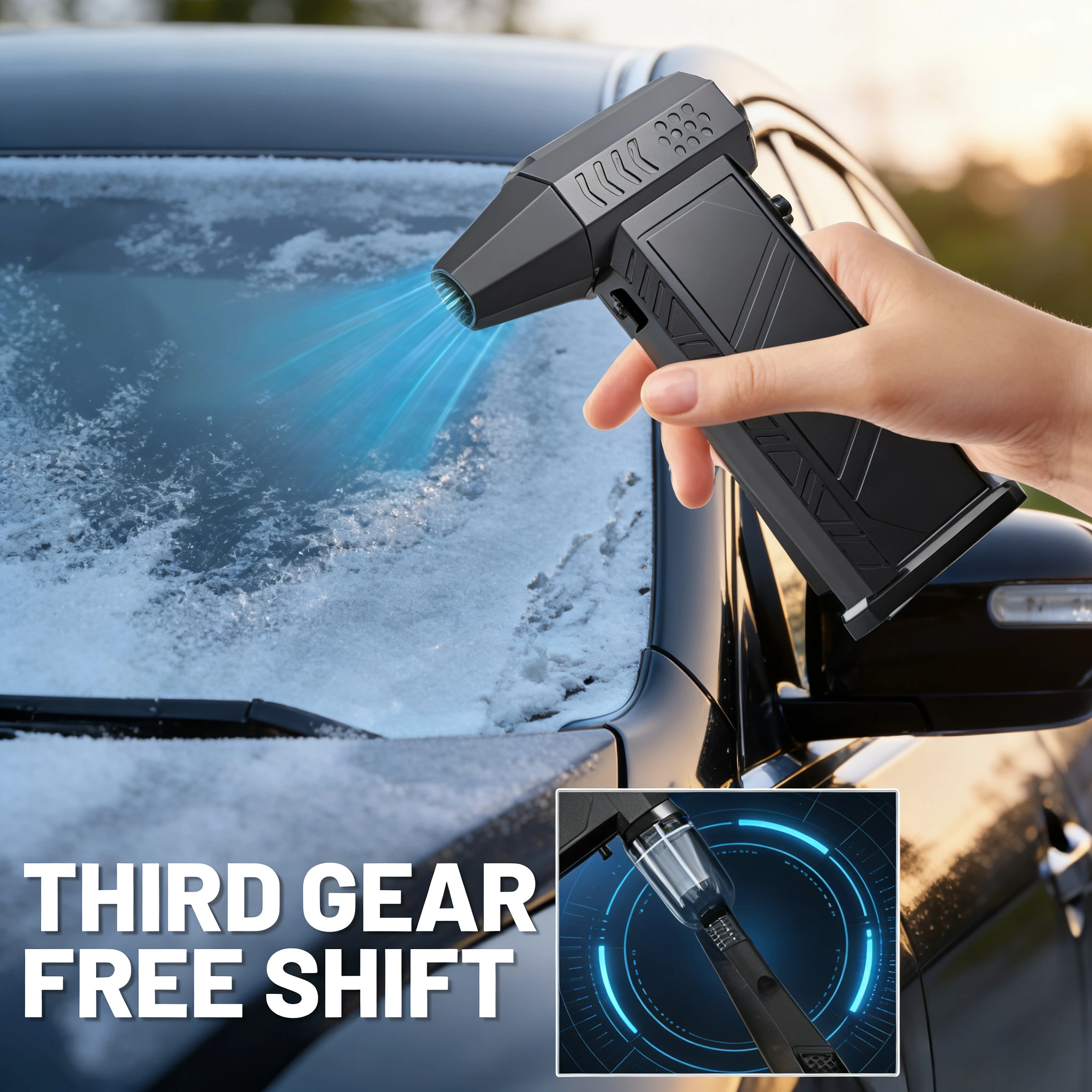 53 م/ثانية قوة الرياح! مروحة توربو نفاثة بدون فرش 300000 دورة في الدقيقة - أداة تنظيف منفضة الهواء المحمولة #2