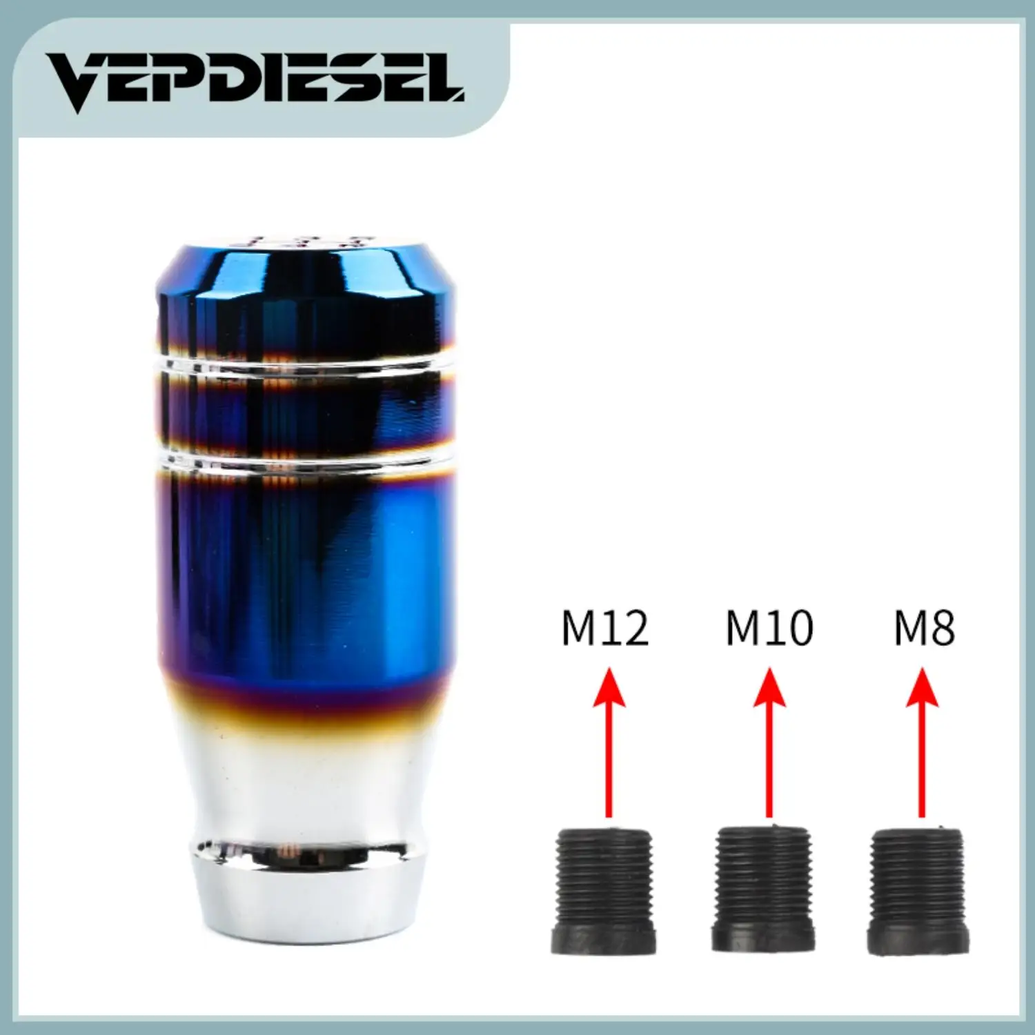 

1 комплект, автомобильная ручка переключения передач, ручка переключения передач, модификация автомобиля, универсальная ручка переключения передач, синяя