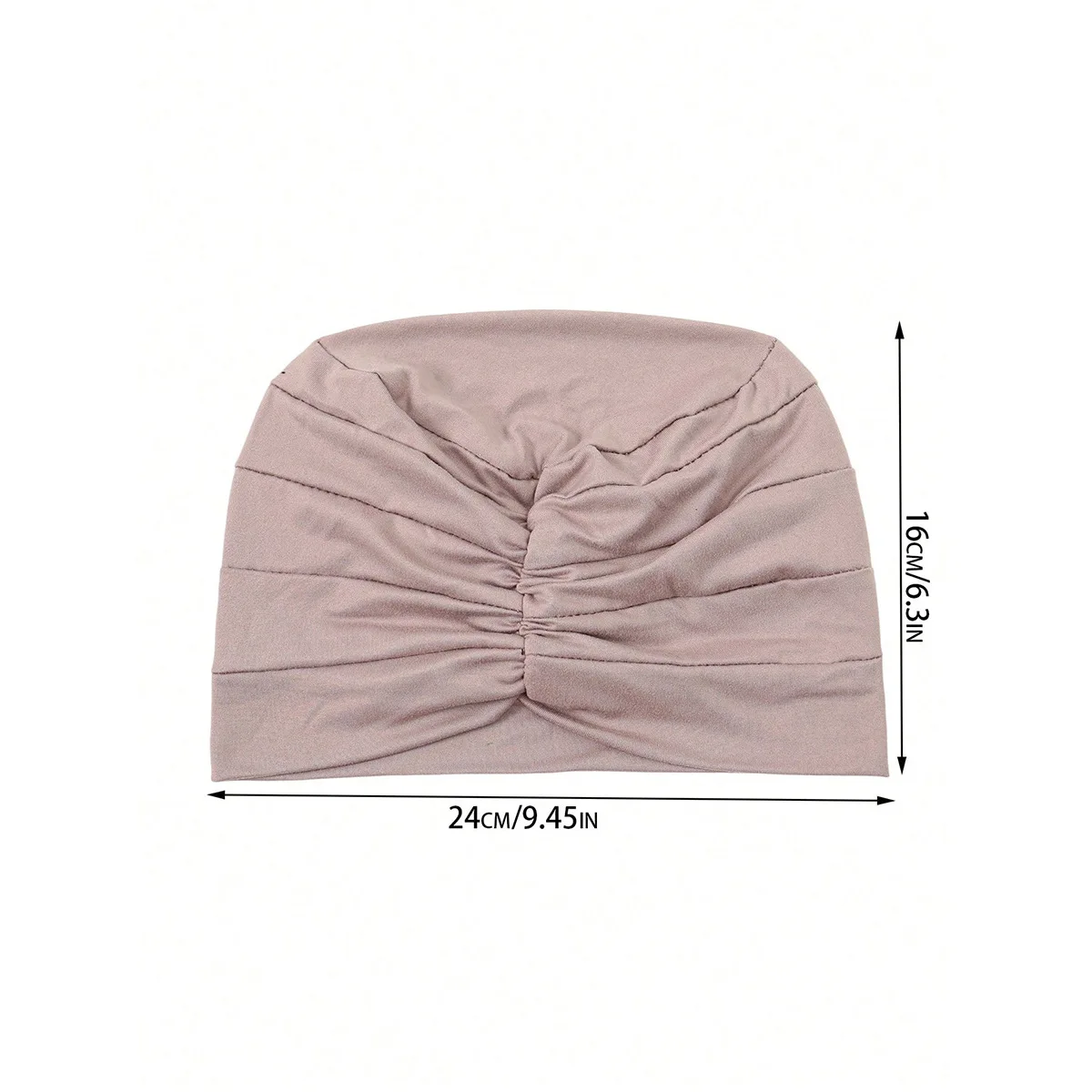 Solid Color Women Hijab Soft Strech Chemo Cap Sleep Turban Hat Liner for Cancer Hair Loss  Headwear Head Wrap Hair Accessories