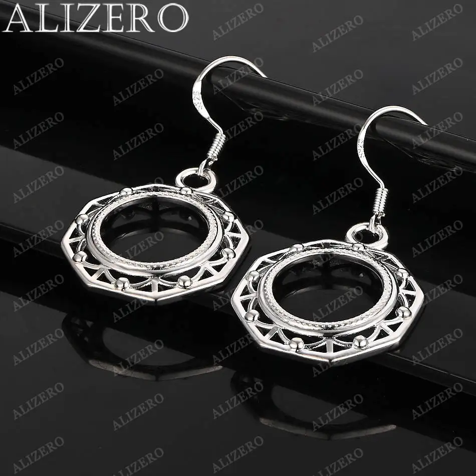 

Серьги-подвески в форме октагона из стерлингового серебра 925 пробы для женщин, ювелирные изделия для свадьбы, помолвки, вечеринки, женские модные ретро-аксессуары