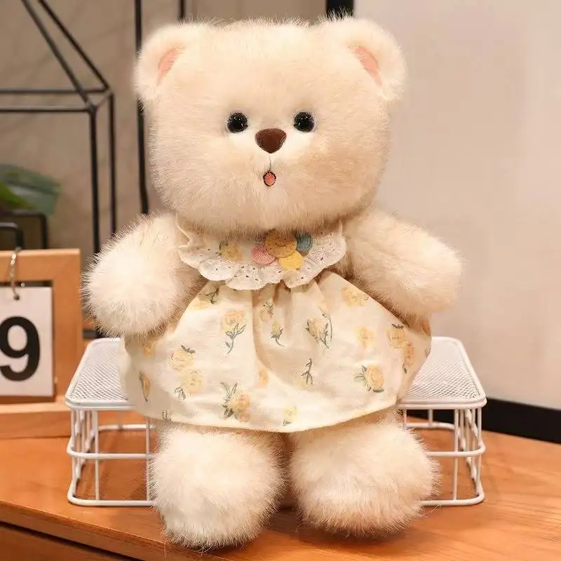 

Последняя милая кукла-медвежонок Kawaii, мягкая плюшевая игрушка, кукла с героями мультфильмов, аниме, милый детский праздничный подарок на день рождения, забавная кукла-подушка