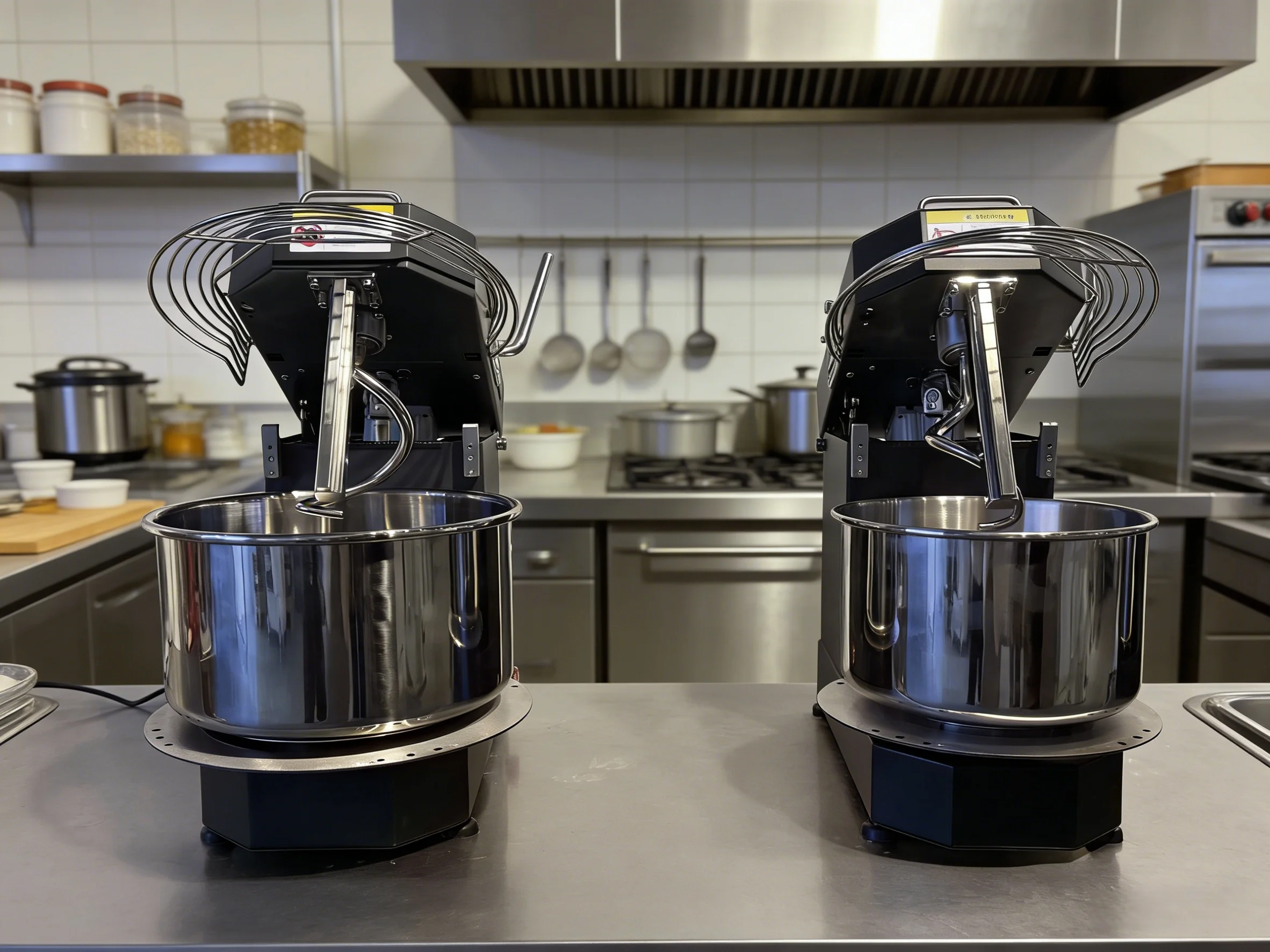 

HM-15TD 6kg 15L Spiral Dough Mixer Digital Display High Productivity for Bread Dough Making for Bakery Factory