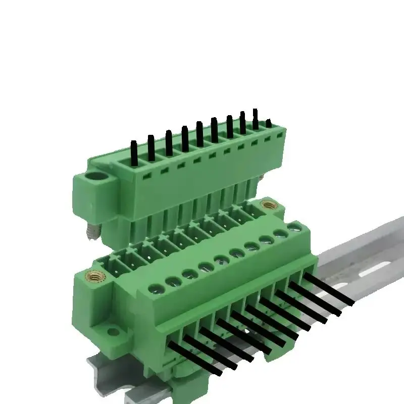 15EDGUVKM 2EDGKM 2/3/4/5/6/7/8/9/10/12/14/15/16 Pin Screw Terminal Block Connector 3.81mm Pitch For Pcb 2p 3p 4p 5p 6p 7p 8p 9p