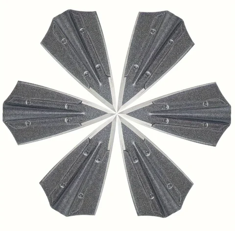 6PK Hunting Broadheads 145 Grain Archery Arrowheads Fix 2 Blade Welding Head Metal Arrow Tips for Wooden Arrow Bamboo Arrow Shaft
