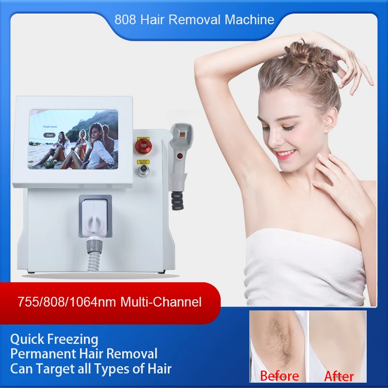 808nm Diode Laser Hair Removal Machine Rejuvenator Painless Effective Hair Removal Machine 808 Hair Removal Machine