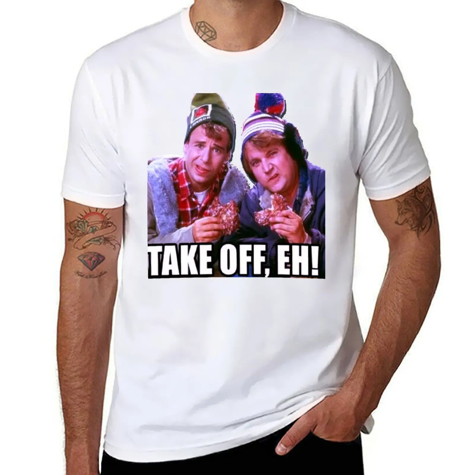 

Take Off, Eh ! - Bob and Doug McKenzie - Vintage Canadian Comedy T-Shirt funny t shirts man T-Shirt