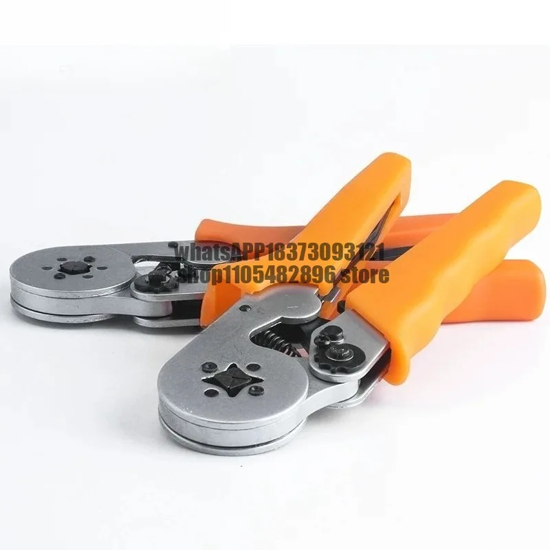 L214 series tubular terminal crimping pliers manual wiring pliers cold-pressed European ratchet crimping pliers