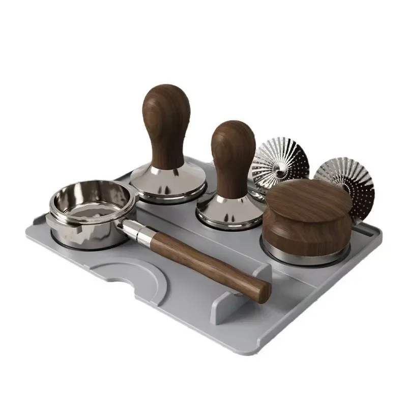 Kaffee Tamping Matte Silikon Rutschfeste Halter Pad Kaffee Presse Kissen Werkzeug Kaffee Zubehör Tamp Station Matte für Home und Cafe