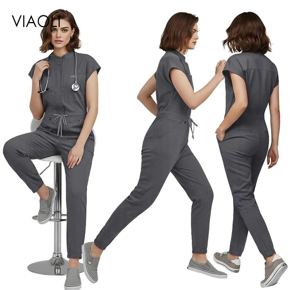 High Quality Durable Clinical Workwear Medical Nurse Uniforms Women New Scrubs Clothes Doctor Dental Overalls Surgical Jumpsuits