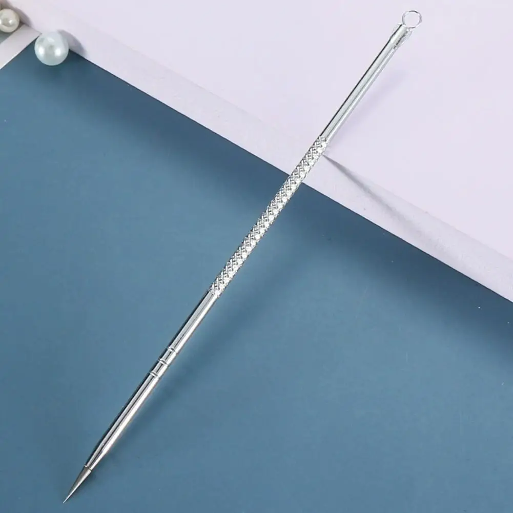 

Stainless Steel Acne Presser Acne Pimples Blackhead Extractor Remover Facial Cleaner Tool Cleaning Pore C3T5