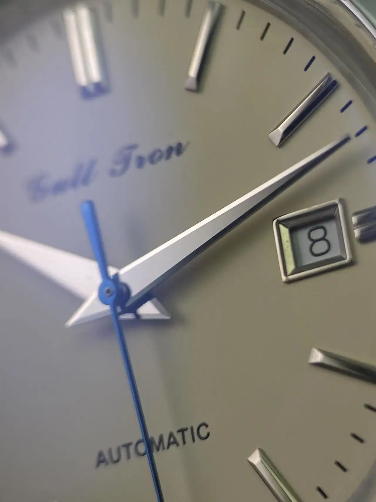 ساعة رجالية ميكانيكية أوتوماتيكية طراز ريترو GS حركة النورس 28424 مع موازين معدنية مصقولة ثلاثية الأبعاد #2