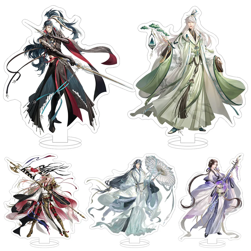 Personaje de cenizas del Reino que despierta zhang fei ma chao gong sun shan huang yue ying xu hombre Anime acrílico soporte chica ornamento
