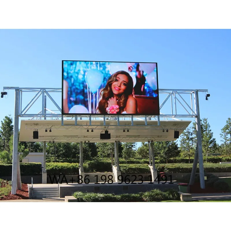 

100X200cm Outdoor Full Color LED Billboard Digital Advertising Screen Building Electronic Media Signage Display
