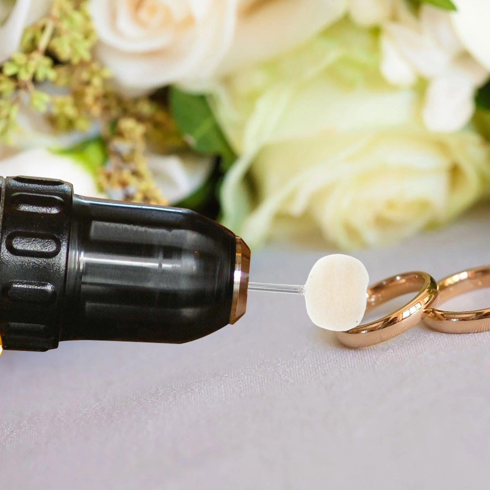 

20 pcs Polishing Wheel Buffing Grinding Tool Jade Wood Carving Wool Brush Beige Set Stone Cleaning Abrasive Disc