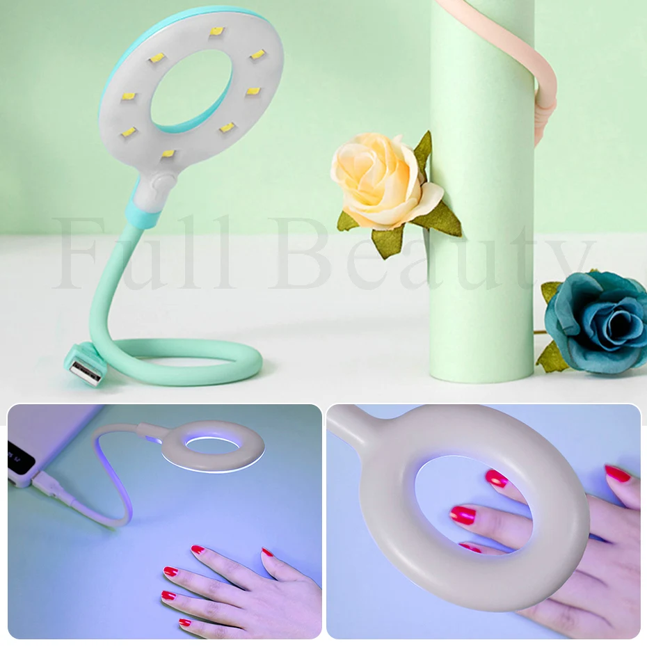 

12W LED Lamp For Nails LED UV Nail Lamp Fast Drying Builder Extension Gel Polish Mini Portable Dryer Equipment Nail Tools JI2048