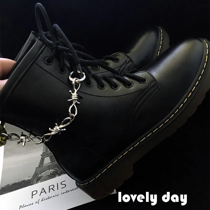 

Vintage Metal Shoe Chain Charms for Boots Luxury Fashion Punk Shoe Chain Accessories Quality Boots Decorations Christmas Gift