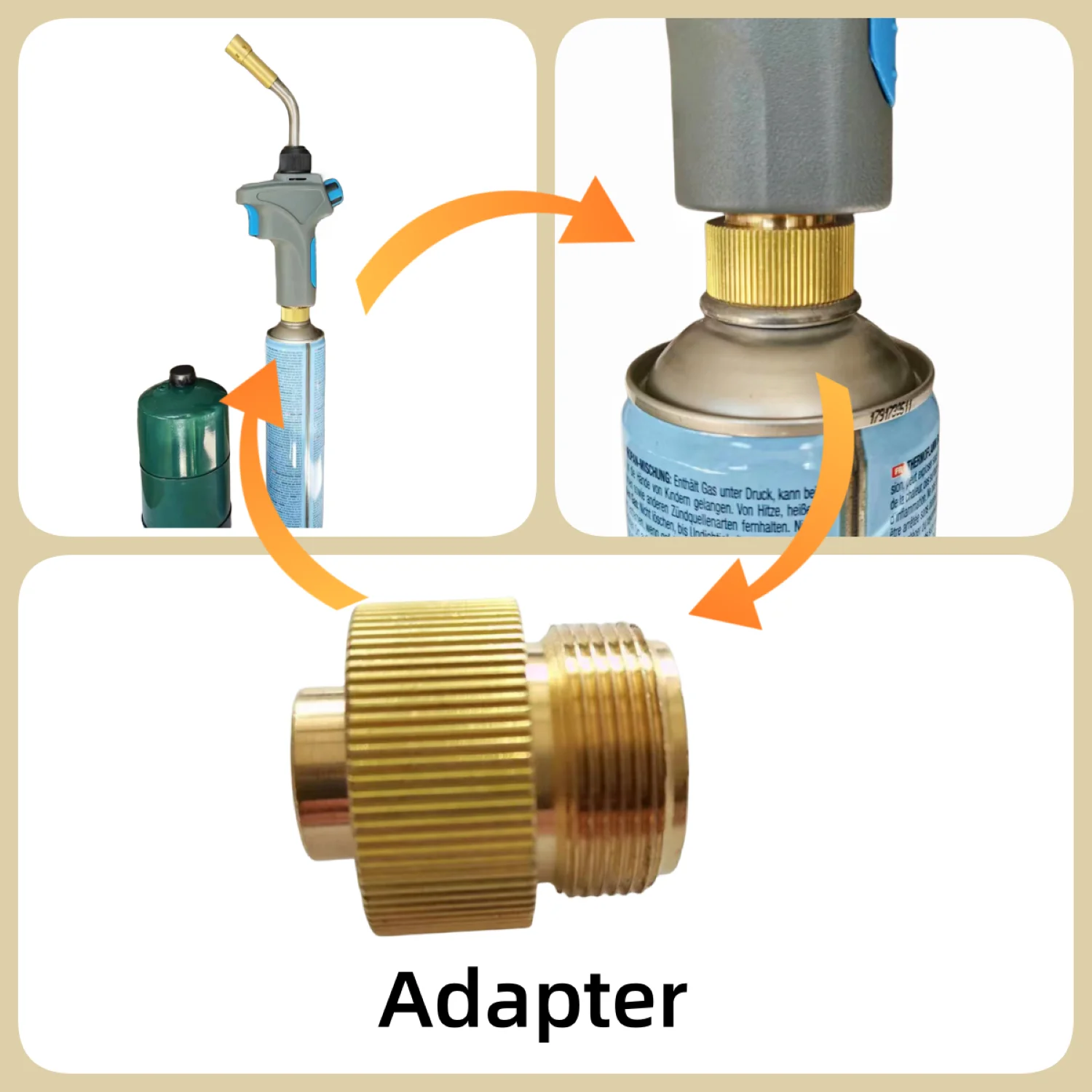 Adaptor Canister Gas Convertor 1\