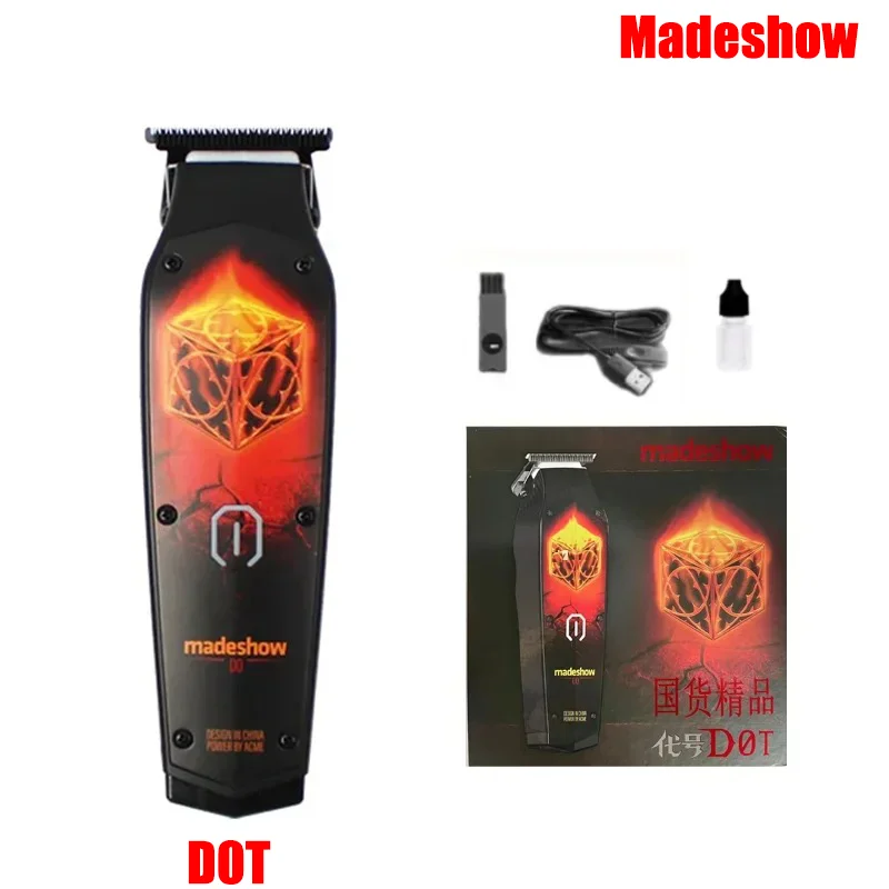 

M10 M11 MadeShow D0 D2 D7 Men's Professional Salon Barber Shop Cordless Hair Clipper Trimmer DLC Titanium Plated Blade 7200RPM